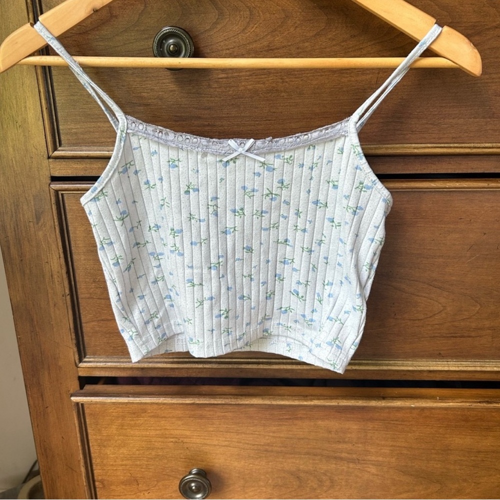 Boutique Floral Crop Tank